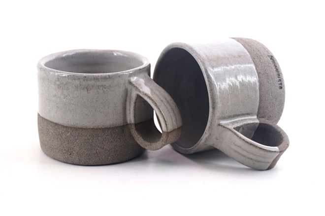 Goccia beker kiezel glans glazuur