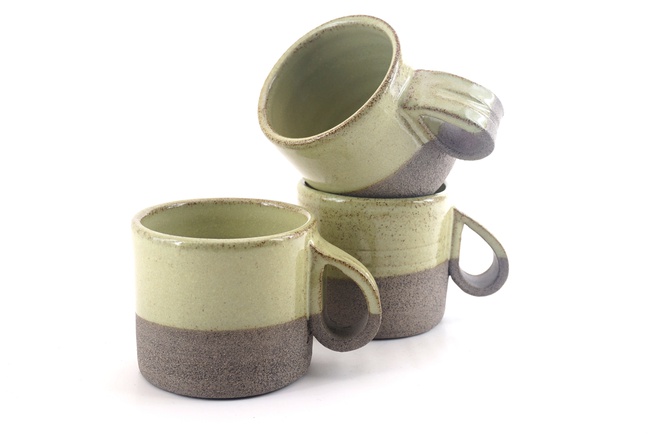 Goccia beker in matcha green glazuur