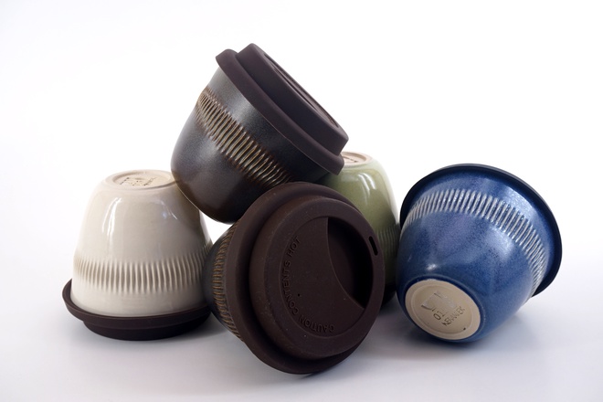Cup TO-GO in Heide glazuur