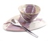 Kom Annabel in wit en rose glazuur