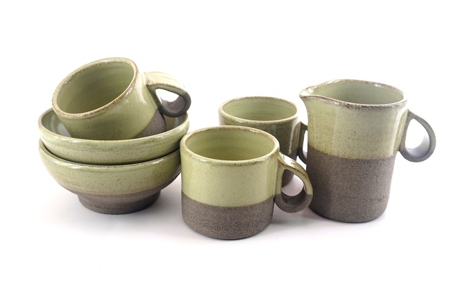 Goccia kannetje in matcha green glazuur