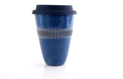 Cup TO-GO in Jeans kleur glazuur
