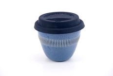 Cup TO-GO in Jeans blue glazuur