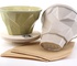 Koffiefilter groot - 2 tot 4 kops -  Winterwit glazuur